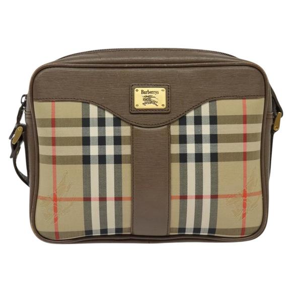 Burberry Nova Check Beige Canvas shoulder - Picture 1 of 10